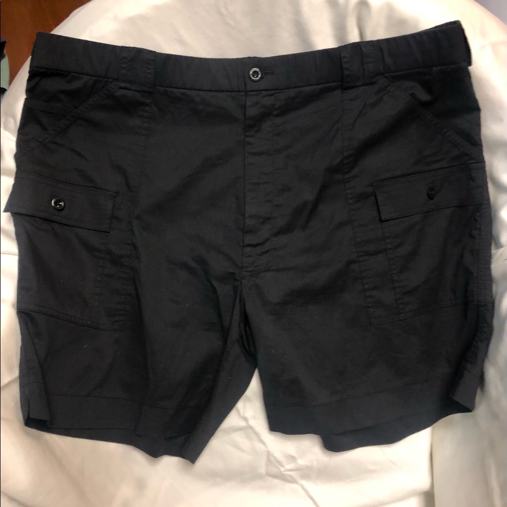 SPORTIF USA- MENS JET BLACK CARGO SHORTS-sz44